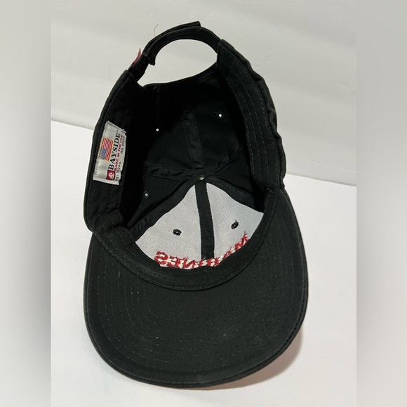 Marines Semper Fi Vintage Black Hat Bayside Made USA Embroidered - Picture 6 of 12